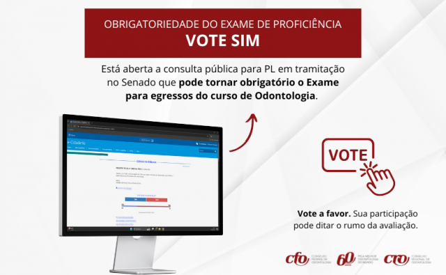 Obrigatoriedade do Exame de Proficiência – Vote SIM